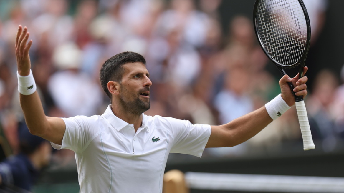 Δείτε την φωτογραφία του Νόβακ Τζόκοβιτς από το Wimbledon 2024 που κέρδισε βραβείο στη Βρετανία
