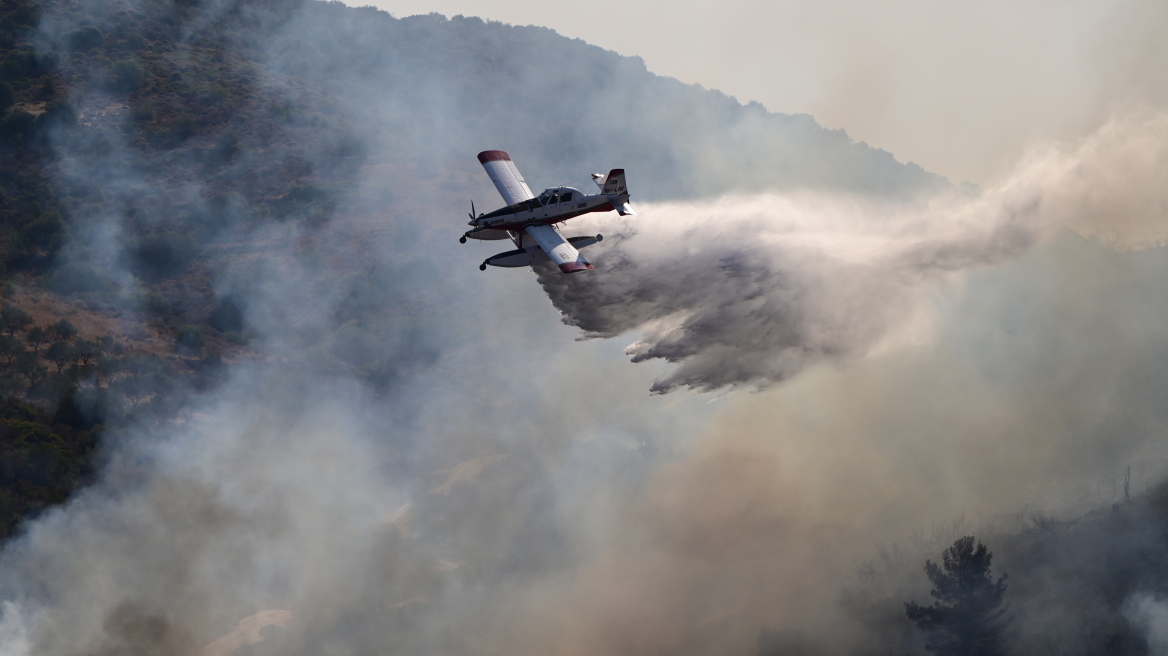 Χωρίς ενεργό μέτωπο η φωτιά στην Καρδίτσα