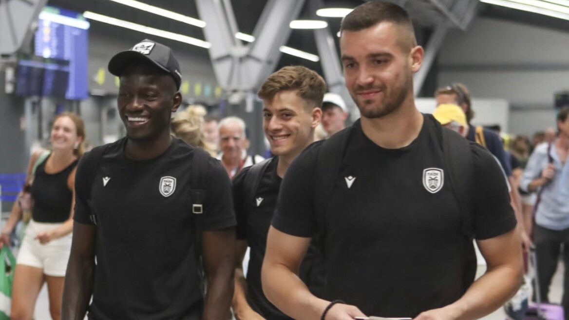 ΠΑΟΚ: Αναχώρησε η αποστολή για τη Σουηδία και το ματς με τη Μάλμε