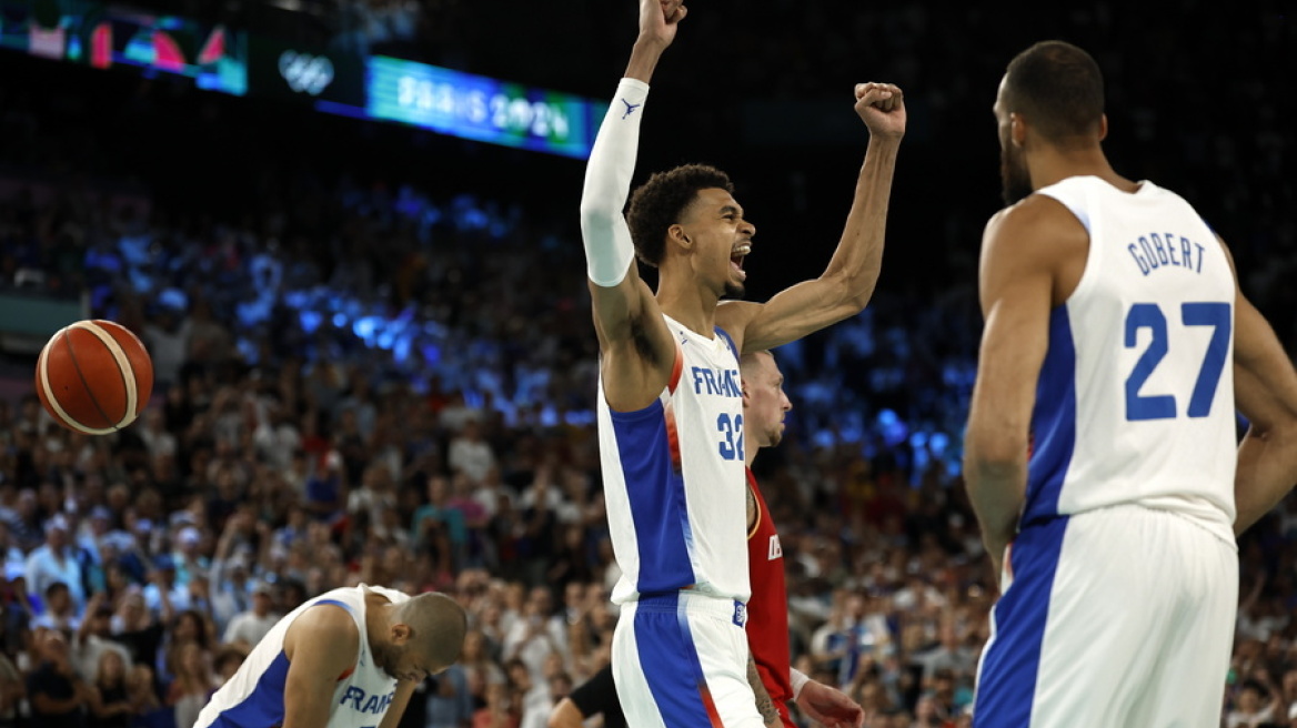 Ολυμπιακοί Αγώνες 2024: Στον τελικό του μπάσκετ ανδρών η Γαλλία, 73-69 την παγκόσμια πρωταθλήτρια Γερμανία 
