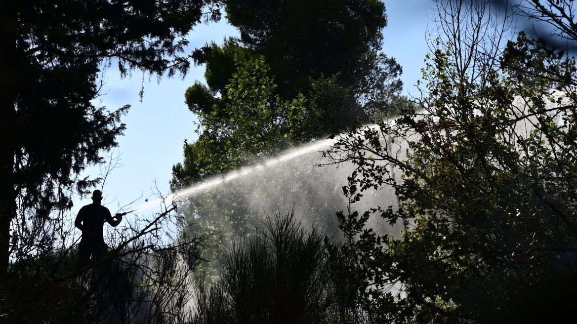 Φωτιά στη Νεοχωρούδα, στη δυτική Θεσσαλονίκη