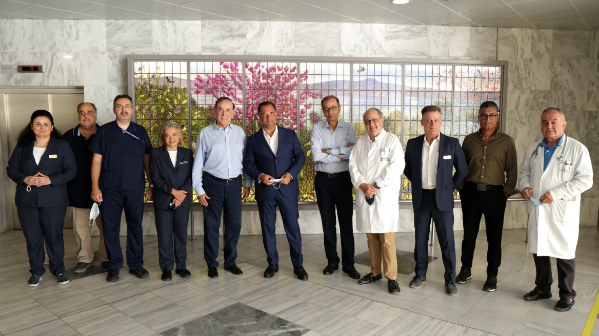 Στο Γενικό Ογκολογικό Νοσοκομείο Κηφισιάς ο Γεωργιάδης: Άμεσος στόχος η λειτουργία όλων των τμημάτων