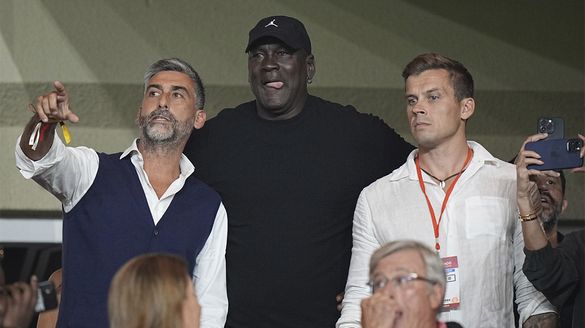 Champions League: Παρακολούθησε το Μονακό - Μπαρτσελόνα ο Τζόρνταν - Βίντεο, φωτογραφίες 