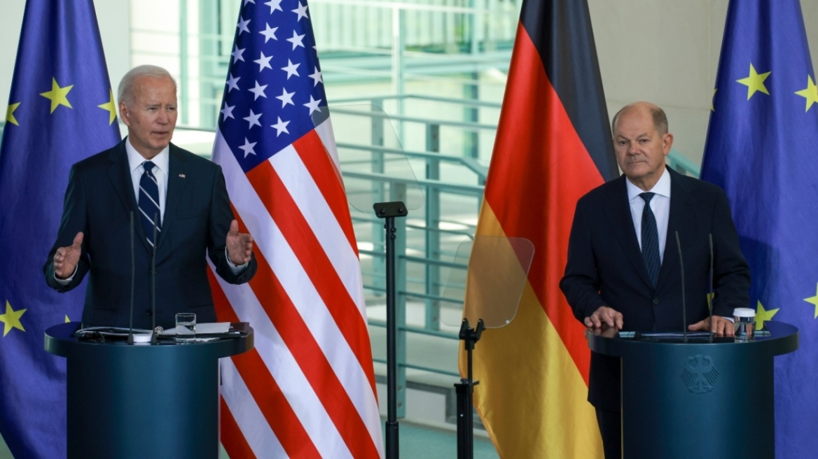 Τζο Μπάιντεν και Όλαφ Σολτς έκαναν λόγο για στενή διμερή σχέση ΗΠΑ – Γερμανίας