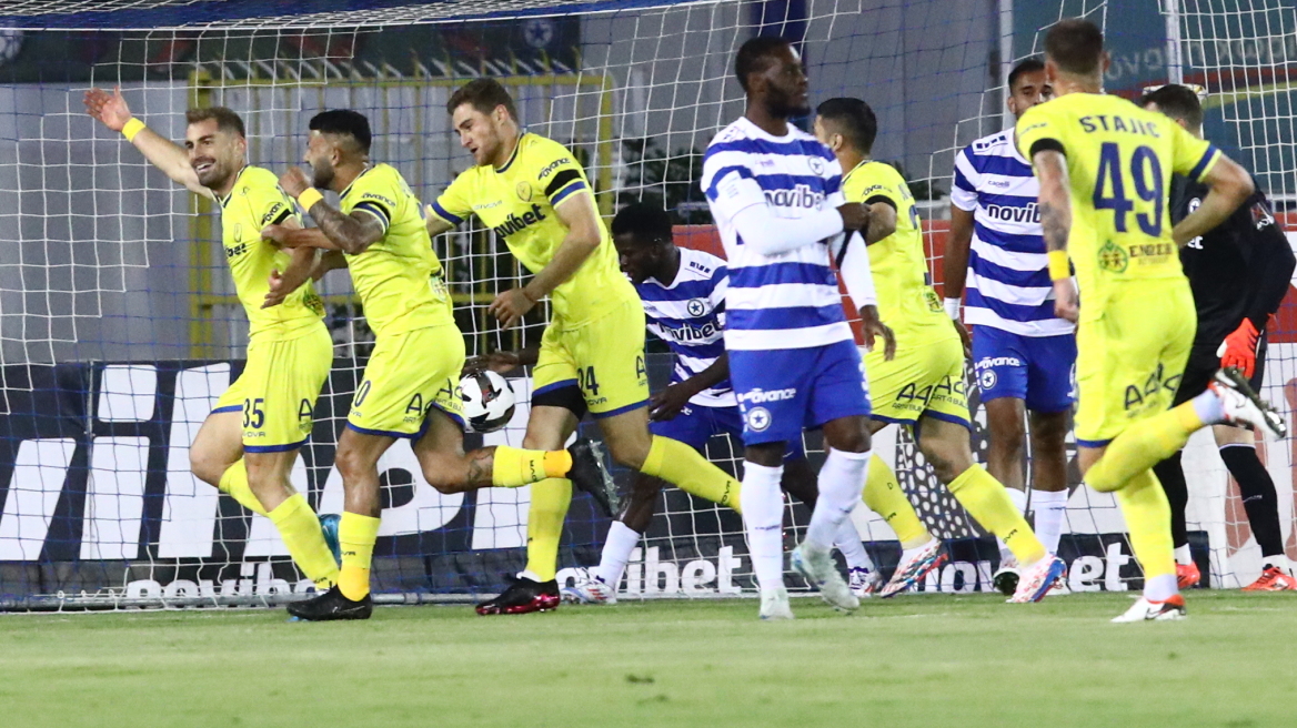 Super League 1: Ανέβηκε στη 2η θέση ο Παναιτωλικός, 2-0 τον Ατρόμητο στο Περιστέρι - Δείτε τα γκολ 