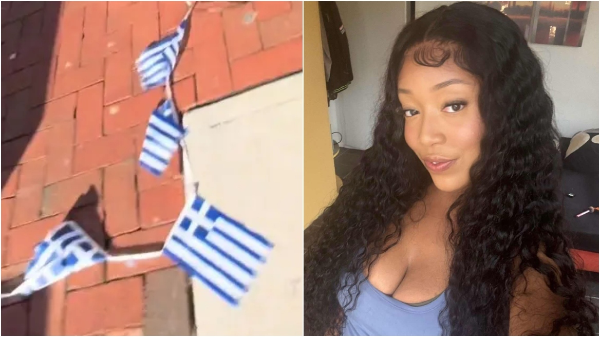 Συνελήφθη το μοντέλο του OnlyFans που έσκιζε με μανία ελληνικές σημαίες σε εστιατόριο στις ΗΠΑ και ούρλιαζε «γίνεται γενοκτονία»