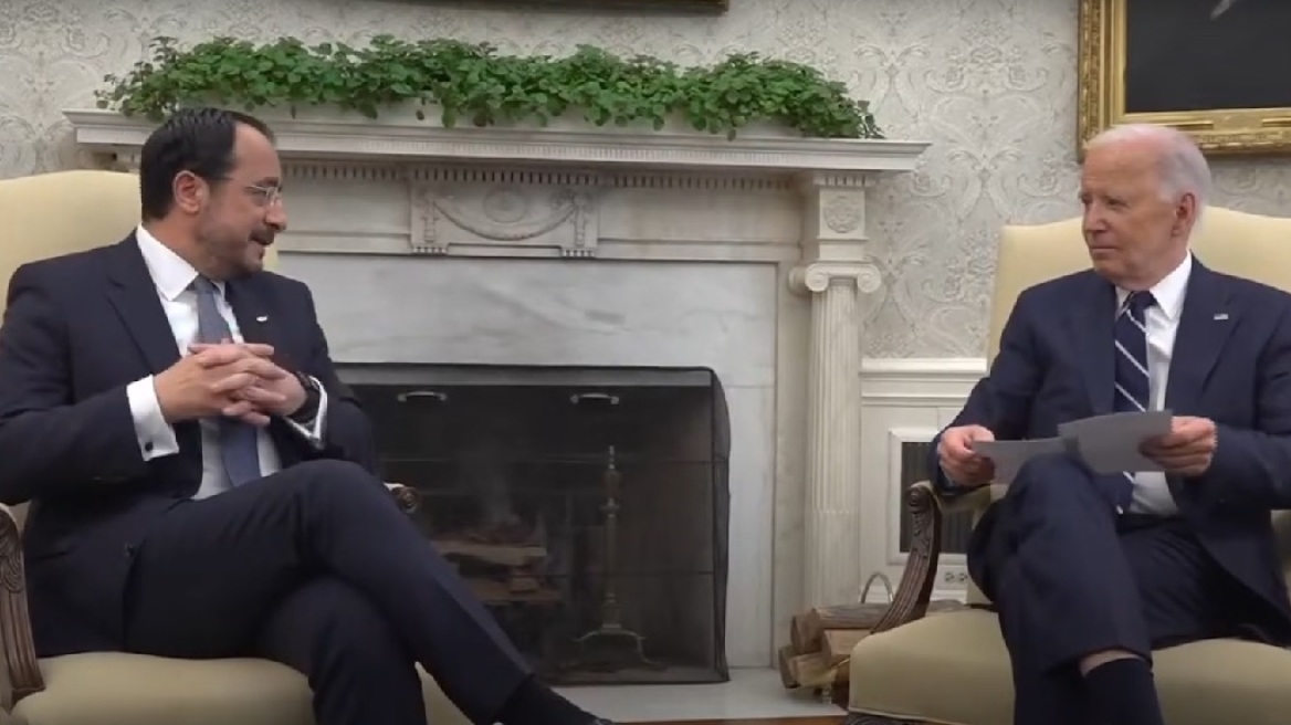 Μπάιντεν - Χριστοδουλίδης: Σταθερή η θέση της Ουάσινγκτον για Διζωνική Δικοινοτική Ομοσπονδία στην Κύπρο 