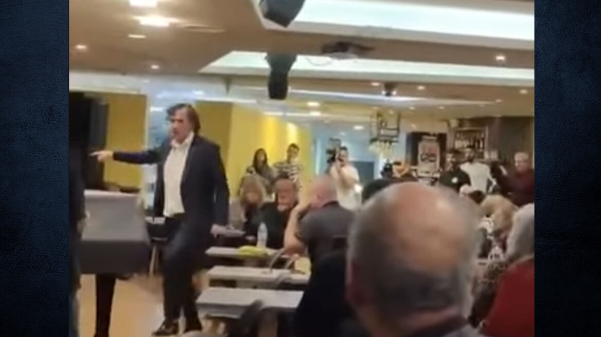 Τατσόπουλος και Καραγιάννης «σφάχτηκαν» σε παρουσίαση βιβλίου, ο συγγραφέας του πέταξε εικόνα της Παναγίας στο κεφάλι - Δείτε βίντεο