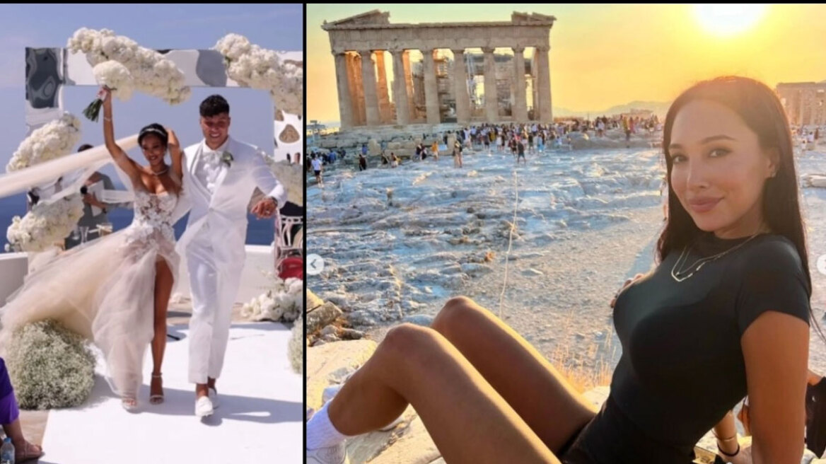 Πασίγνωστη TikToker παντρέυτηκε τον ετεροθαλή αδερφό της στη Μύκονο και απαντάει στους haters: «Γελάω με τα σχόλια σας»