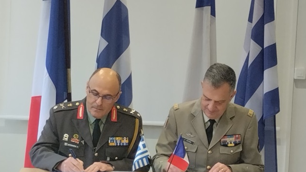 Υπογραφή σχεδίου δράσης 2025 μεταξύ των Γενικών Επιτελείων Στρατού Ελλάδας και Γαλλίας