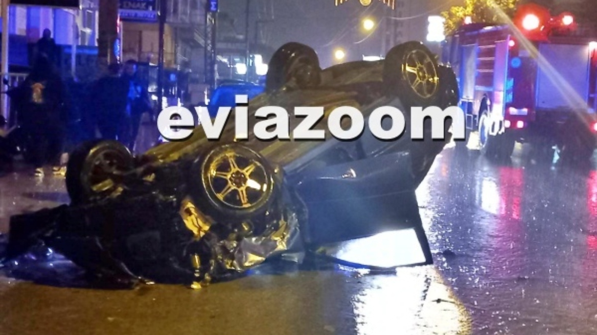 Τροχαίο στην Εύβοια - Ένας τραυματίας από σύγκρουση οχημάτων, δείτε φωτογραφίες