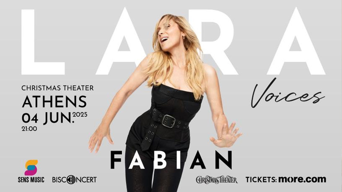 Lara Fabian: Voices Tour Athens 4 Ιουνίου 2025 στην Αθήνα