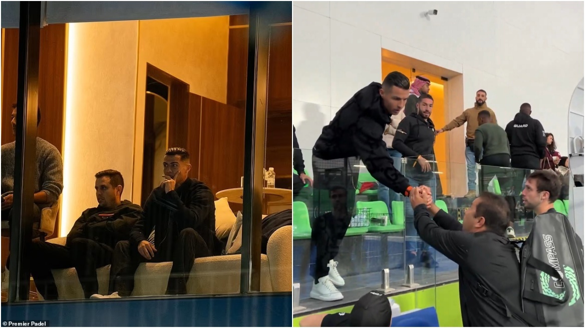 Ο Κριστιάνο Ρονάλντο σε αγώνες padel στο Ριάντ - Δείτε φωτογραφίες