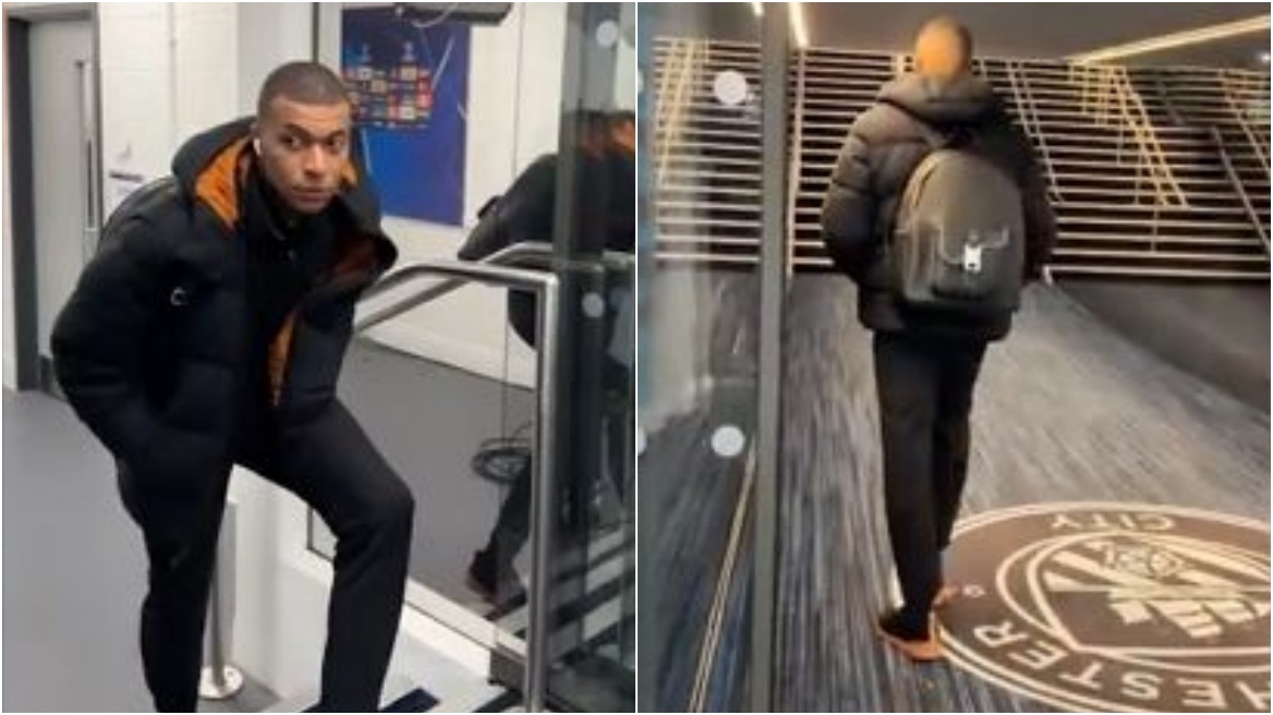 Η κίνηση σεβασμού του Eμπαπέ κατά την άφιξή του στο Έτιχαντ που κέρδισε τους οπαδούς της Σίτι - Δείτε βίντεο