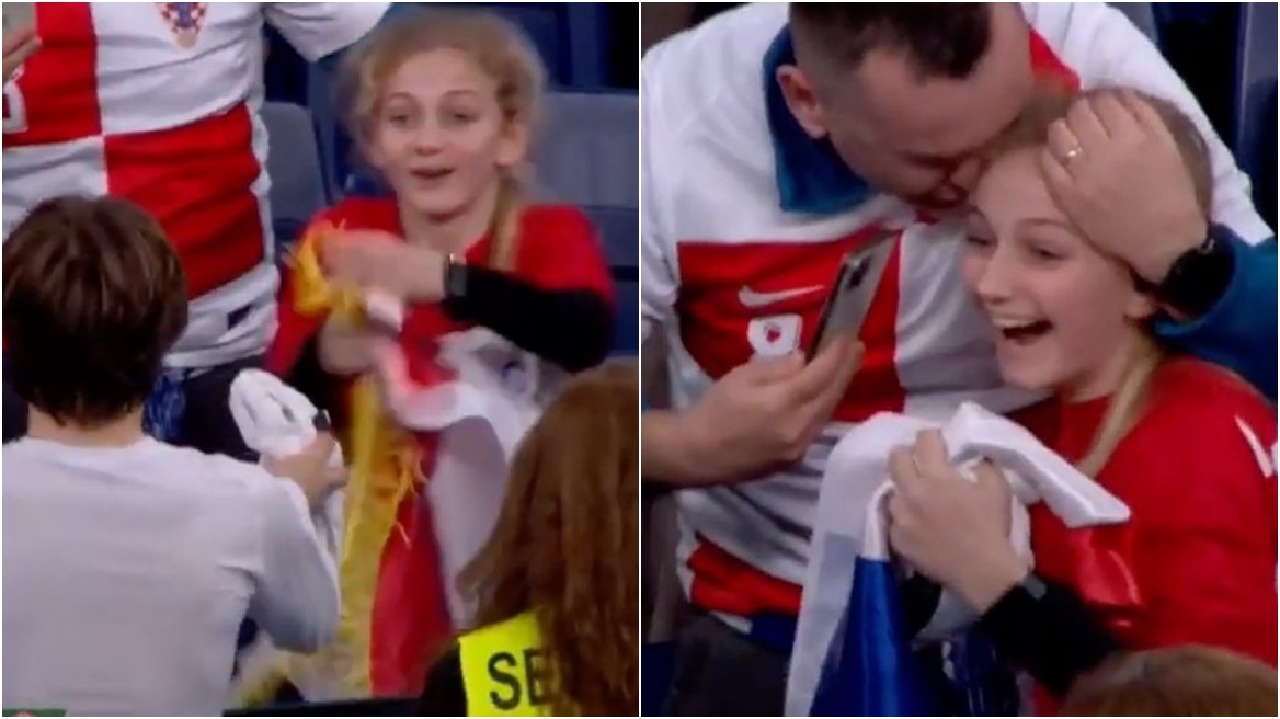 Το δώρο του Μόντριτς που έκανε μια 12χρονη να πετάξει στα ουράνια! - Βίντεο