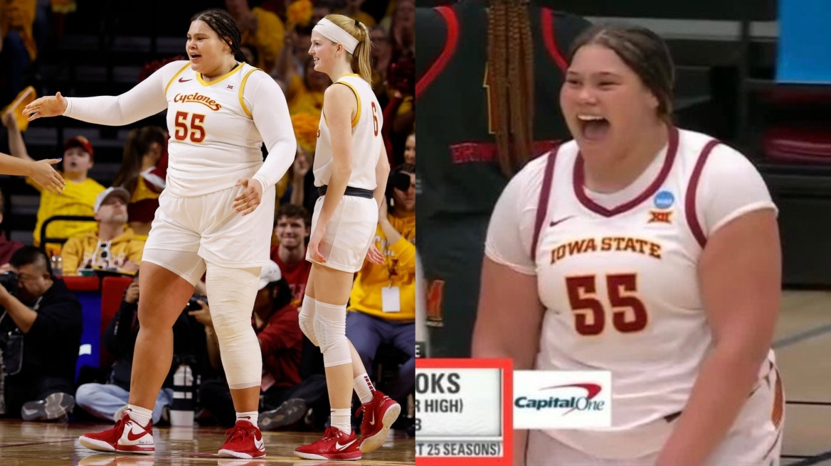 «Lady Shaq», η δύναμη της φύσης που σαρώνει στο NCAA - Από τον χλευασμό και τα προσβλητικά σχόλια, στην κορυφή του κολεγιακού πρωταθλήματος