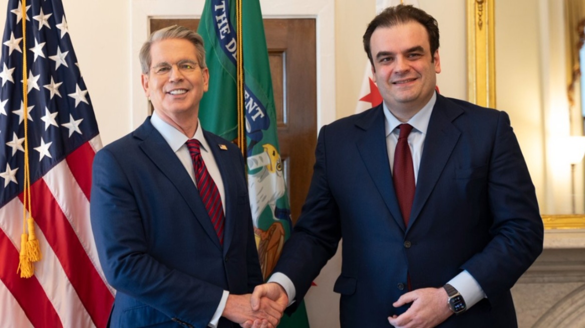Συνάντηση Πιερρακάκη με τον υπουργό Οικονομικών των ΗΠΑ για δασμούς και επενδύσεις