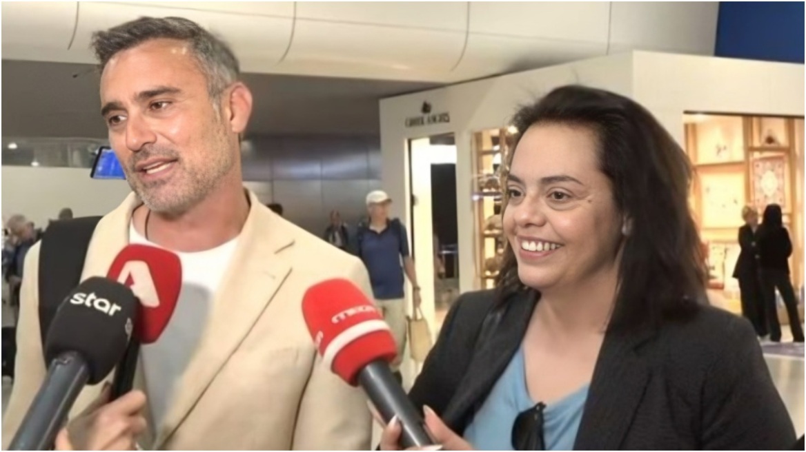 Eurovision 2025: Ο Γιώργος Καπουτζίδης και η Μαρία Κοζάκου αναχώρησαν για την Ελβετία