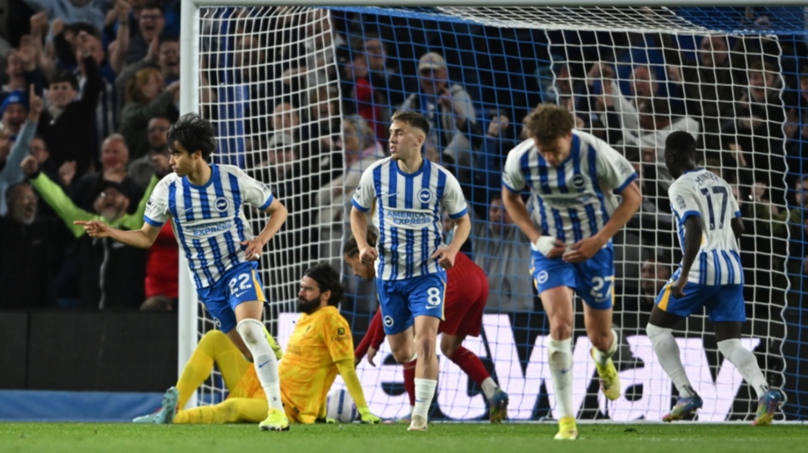 Premier League: Απίστευτη ανατροπή για τη Μπράιτον και ελπίδες Ευρώπης, 3-2 τη Λίβερπουλ - Δείτε τα γκολ

