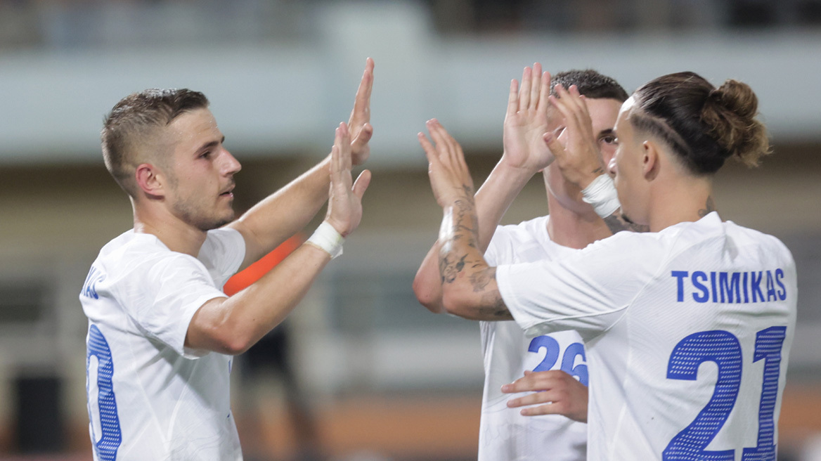 Η Ελλάδα διέλυσε 4-0 τη Βουλγαρία με φανταστικό δεύτερο ημίχρονο - Δείτε τα γκολ 