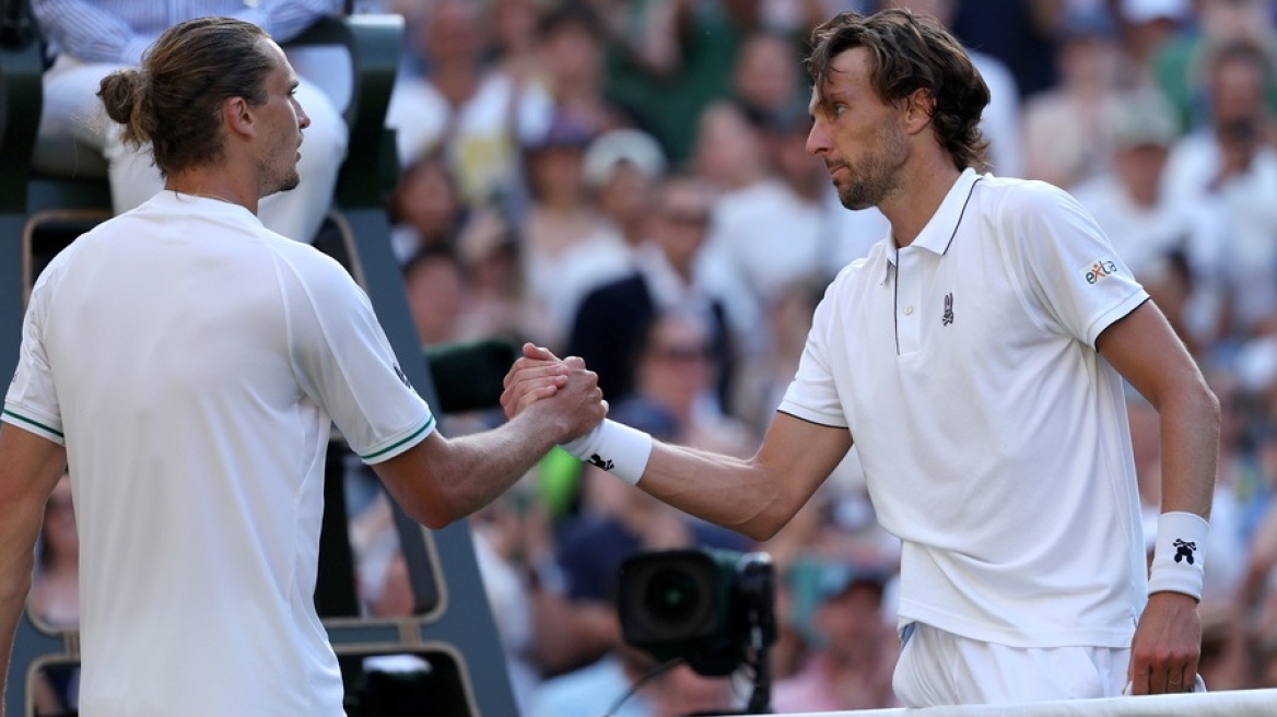 Wimbledon: Θύμα έκπληξης και ο Ζβέρεφ, ηττήθηκε 3-2 από τον Γάλλο Ρίντερκνετς, Νο. 72 στην κατάταξη - Βίντεο
