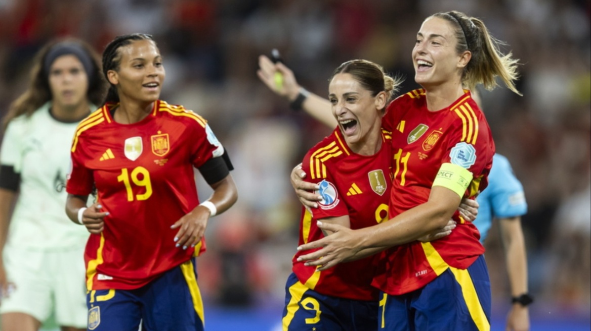 EURO γυναικών: Επίδειξη δύναμης από την Ισπανία, 5-0 την Πορτογαλία - Δείτε τα γκολ 