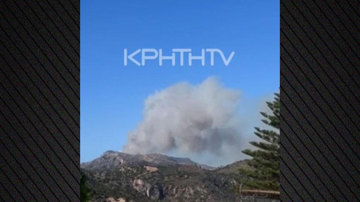 Φωτιά τώρα στα Χανιά - 112 για εκκενώσεις περιοχών