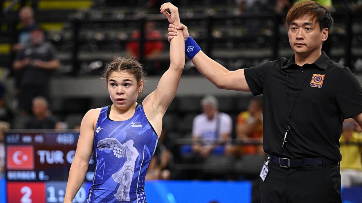 Χάλκινο μετάλλιο για την Γκίκα στα 46 κιλά στο Παγκόσμιο Πρωτάθλημα Πάλης Κ17 - Δείτε βίντεο