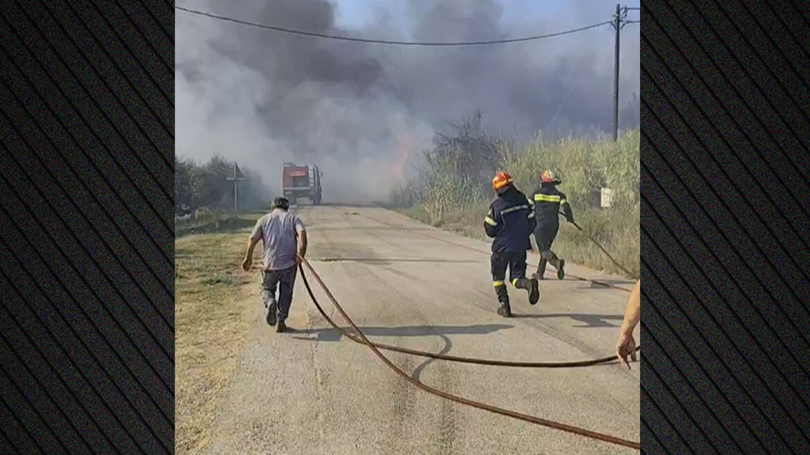 Φωτιά στην παραλία Καστροσυκιάς στην Πρέβεζα και αναζωπύρωση στη Βρυσούλα - Μηνύματα 112 για εκκενώσεις