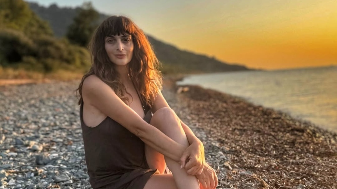 Μαρία Κωνσταντάκη: Οι διακοπές στη Σαμοθράκη και το ηλιοβασίλεμα