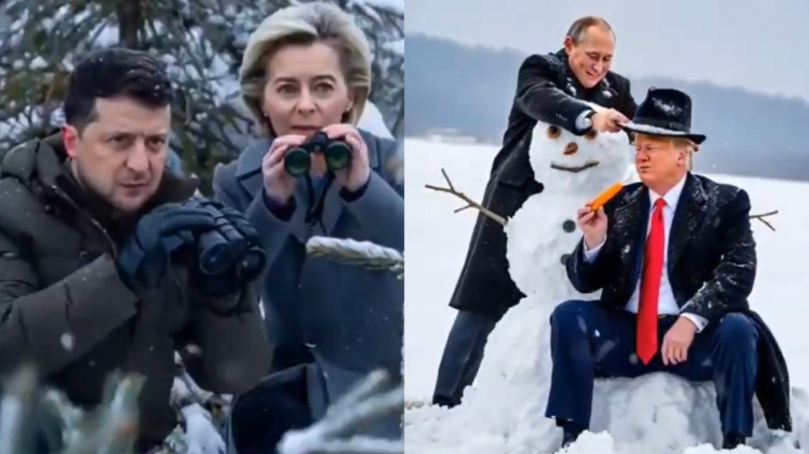 Τραμπ – Πούτιν «συναντιούνται» σε βίντεο AI λίγο πριν το ραντεβού στην Αλάσκα