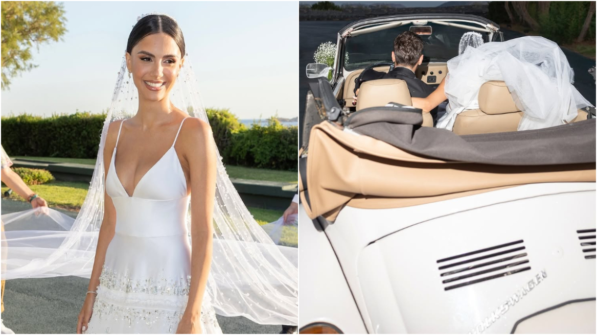 Η Αλεξάνδρα Νίκα δημοσίευσε τις πρώτες φωτογραφίες από τον γάμο της με τον Κωνσταντίνο Αργυρό