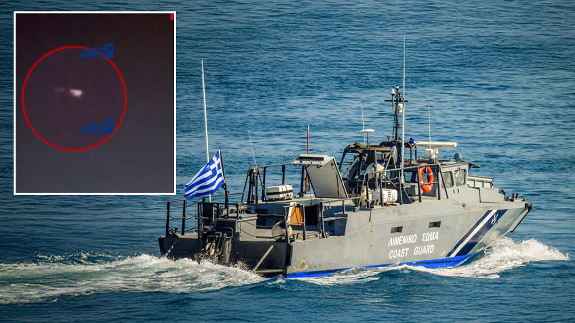 Βίντεο από τη στιγμή που ο Τούρκος κρατούμενος κολυμπάει στη θάλασσα με χειροπέδες για να δραπετεύσει