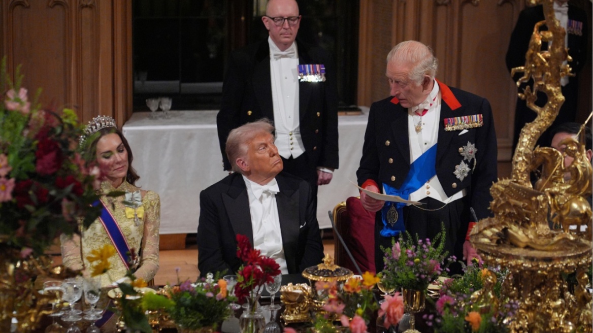 Έπαινοι του  βασιλιά Καρόλου στον «ειρηνοποιό» Τραμπ - Τι εντυπωσίασε τον πρόεδρο των ΗΠΑ 