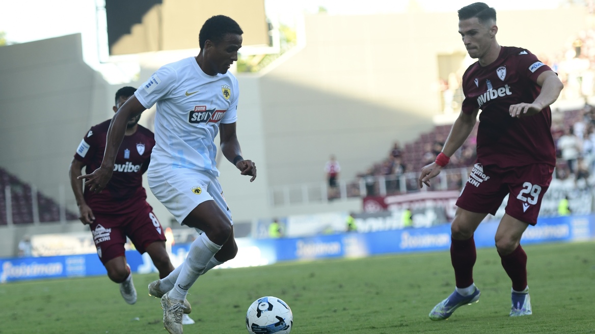 ΑΕΛ Novibet - ΑΕΚ 1-1: Πέταξε δύο βαθμούς στη Λάρισα η «φλύαρη» Ένωση - Δείτε τα γκολ 