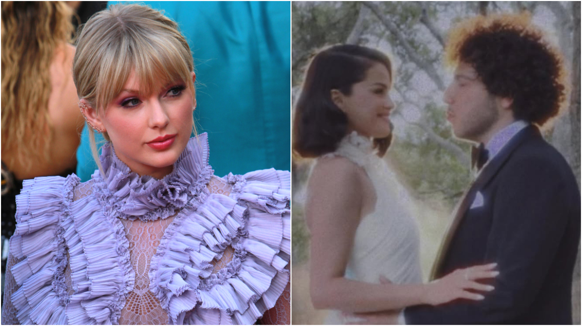 Η Τέιλορ Σουίφτ έκανε πρόποση στη γαμήλια δεξίωση της Σελένα Γκόμεζ και του Μπένι Μπλάνκο
