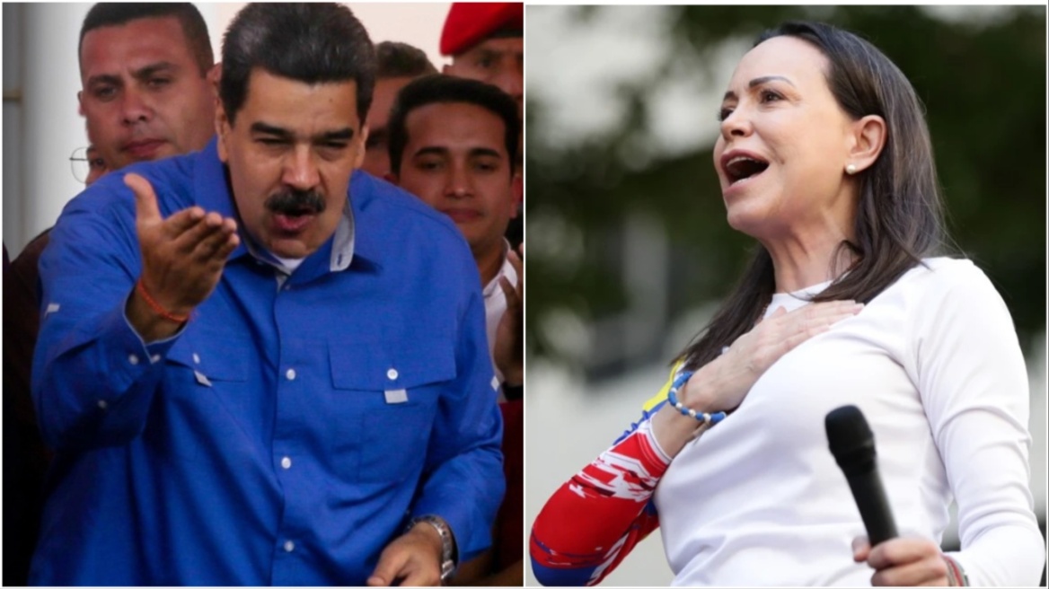 Ο Μαδούρο χαρακτηρίζει «δαιμονική μάγισσα» την βραβευμένη με Νόμπελ Ειρήνης πολιτική του αντίπαλο 