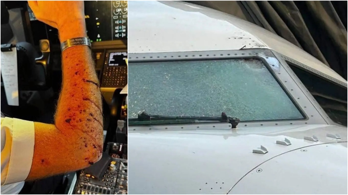 ΗΠΑ: Τρόμος σε πτήση της United Airlines - Εσπασε το παρμπρίζ του αεροπλάνου στα 36.000 πόδια και τραυμάτισε τον πιλότο 