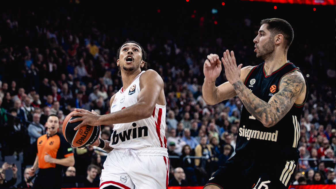 Μπάγερν - Ολυμπιακός 71-96: Επίδειξη ισχύος στο Μόναχο και δεύτερο σερί διπλό στη Euroleague