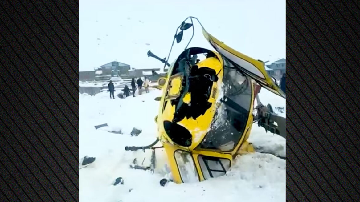 Συντριβή ελικοπτέρου στο Λομπουτσέ, κοντά στη βάση του Έβερεστ στο Νεπάλ - Δείτε βίντεο