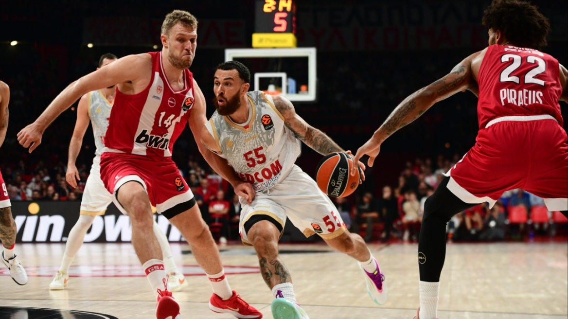 Euroleague: Η Μονακό πλήγωσε τον Ολυμπιακό στο ΣΕΦ, παραμένει πρώτη η Χαποέλ - Δείτε βίντεο 