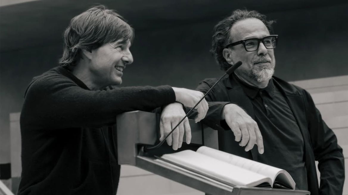 Ο Τομ Κρουζ ποζάρει με τον Αλεχάντρο Γκονζάλες Ινιάριτου: Ανυπομονώ να μοιραστώ μαζί σας τη νέα μας ταινία
