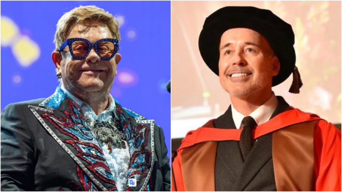 Περήφανος ο Ελτον Τζον για τον σύζυγό του μετά τη διάκριση για τη φιλανθρωπική δράση για το AIDS
