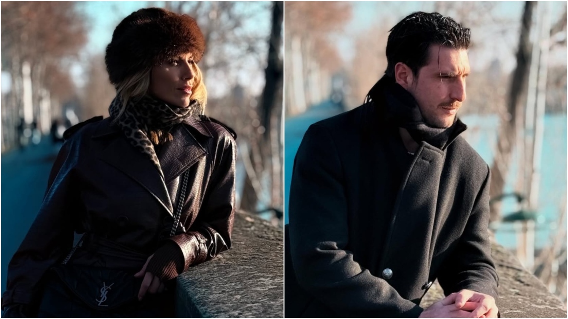 Η Ντορέττα Παπαδημητρίου και ο Γιώργος Γεροντιδάκης ταξίδεψαν στο Παρίσι για τα Χριστούγεννα, δείτε φωτογραφίες