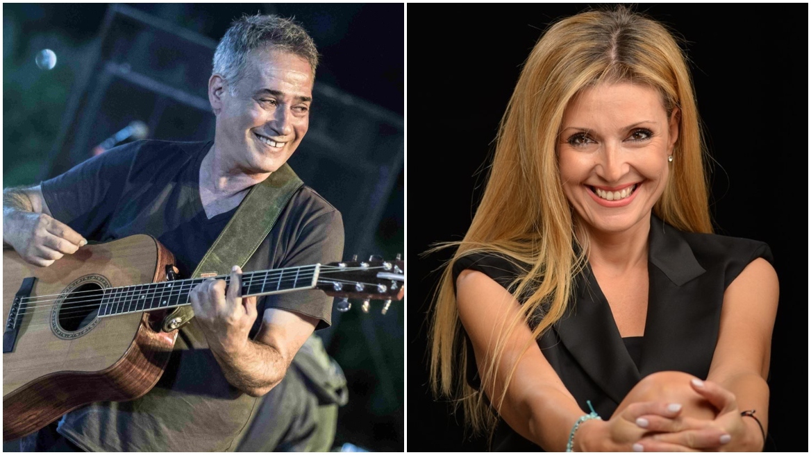 Ο Παντελής Θαλασσινός με την Όλγα Βενέτη στο Άλσος