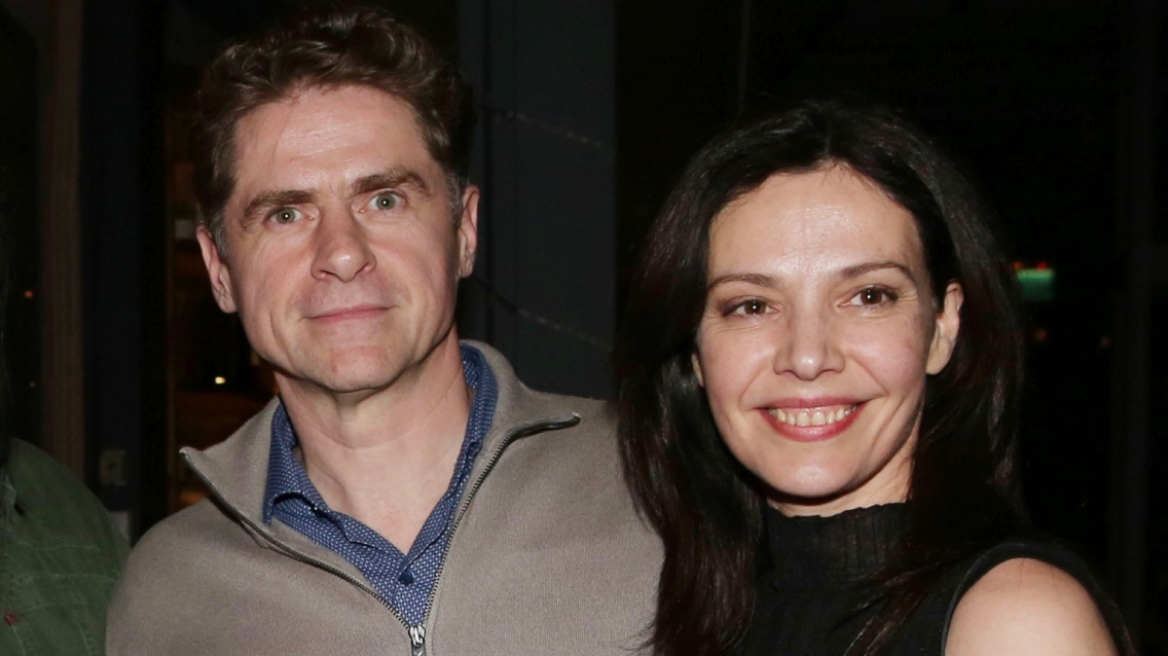 Ο Δημήτρης Λάλος και η Μαριλίτα Λαμπροπούλου στην παρουσίαση του νέου βιβλίου του Σπύρου Πετρουλάκη 
