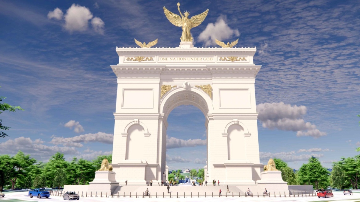 «Αψίδα του Θριάμβου»: Σχέδιο για μνημείο 76 μέτρων στην Ουάσινγκτον