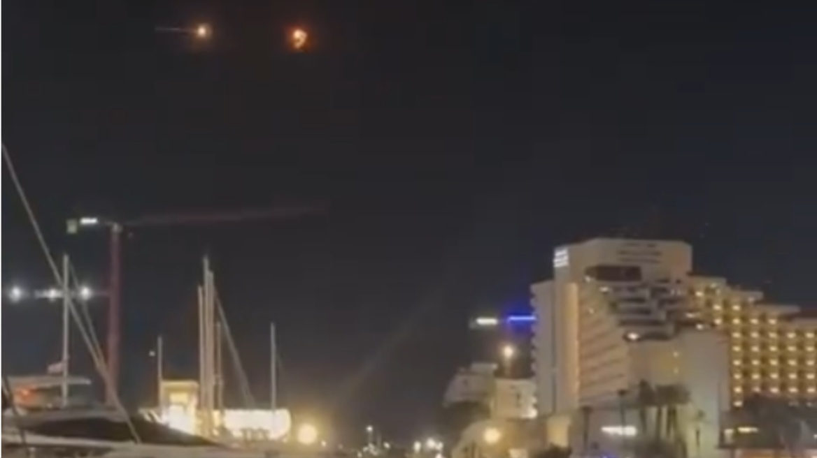Ο στρατός του Ισραήλ λέει πως αναχαίτισε «ύποπτο εναέριο στόχο από την Υεμένη», δείτε βίντεο
