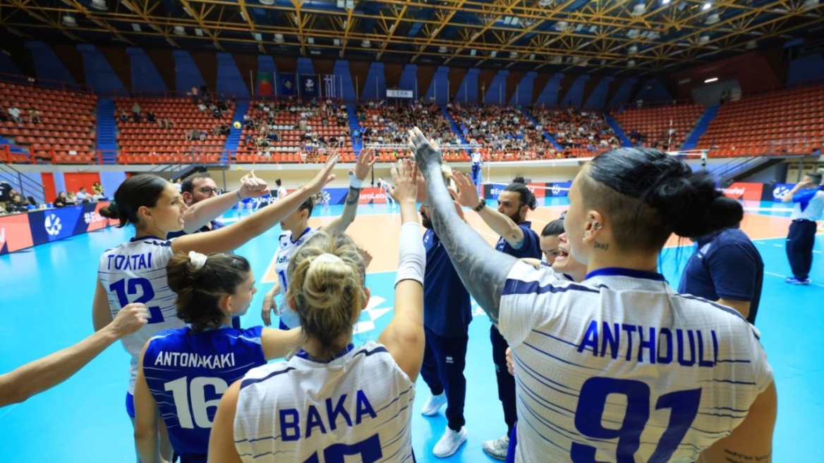 European League: Η Εθνική γυναικών νίκησε 3-2 την Πορτογαλία στη Λάρισα και έκανε το 4Χ4 