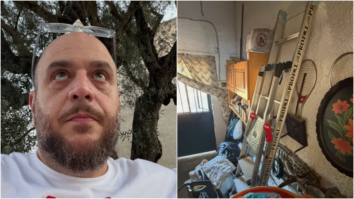 Ο Φάνης Λαμπρόπουλος κάνει διακοπές στο χωριό του στο Αίγιο και δείχνει φωτογραφίες από το σπίτι του